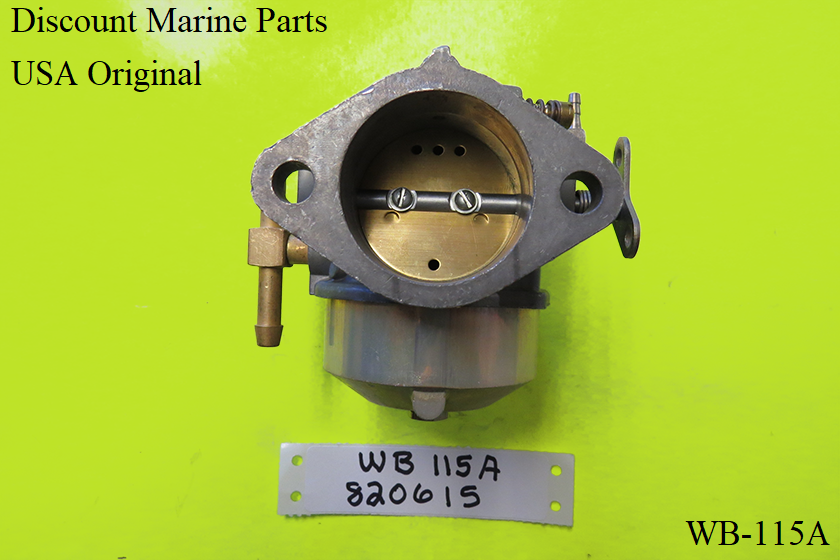 Tillotson Mercury 90 HP Jet Drive Outboard Carb 820615 Carburetor WB115A