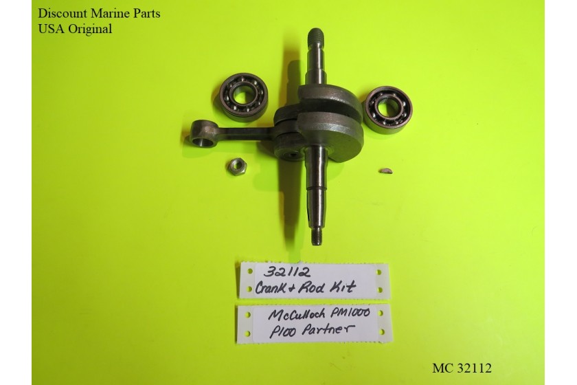 Crankshaft & Rod Kit McCulloch Pro Mac 1000 Partner P100 32112