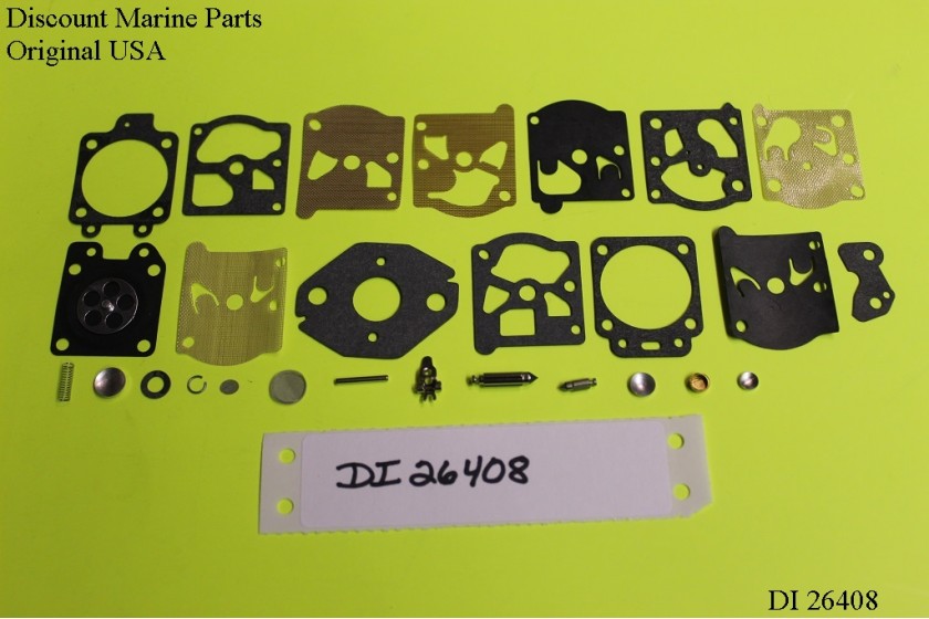 Poulan WeedEater Trimmer Carburetor Walbro WA223 WA224 Carb Kit DI 26408