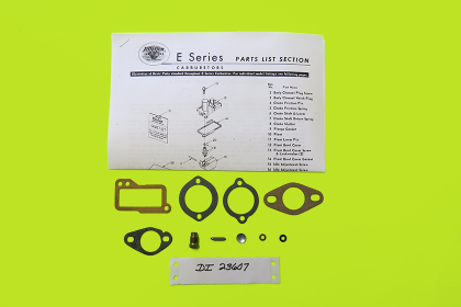 Carburetor Application Chart