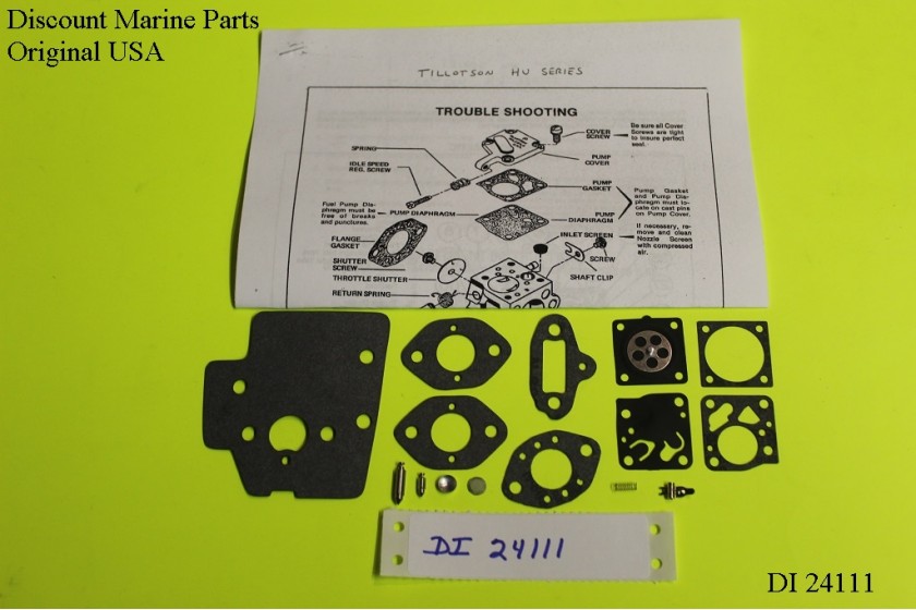 Alpina Prof 41 Prof 45 Chainsaw Carburetor Tillotson HU19A HU19B HU19C