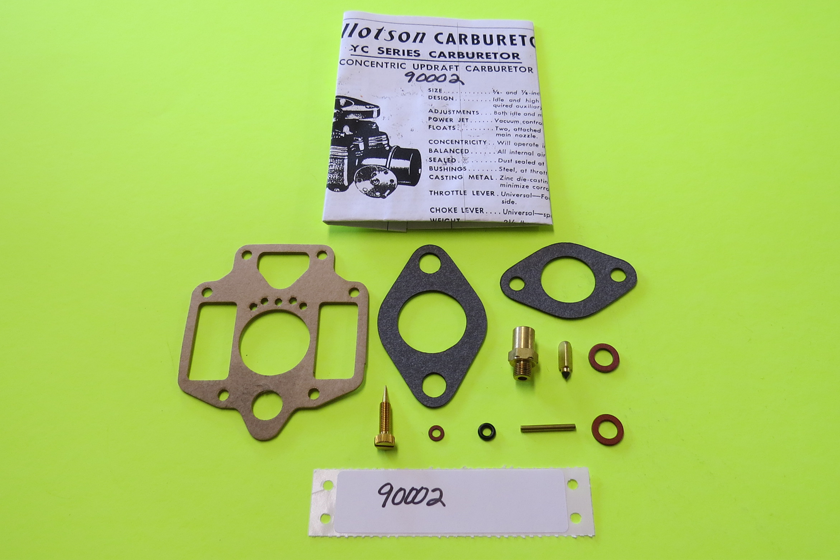 TILLOTSON YC2A YC2B YC3A YC5A YC9A YC10A Carburetor Kit Avery Cletrac Tractor