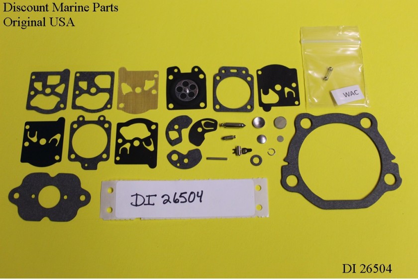 Poulan Snapper S31SST S31BC Trimmer Carburetor Walbro WT618 WT619 Carb Kit DI 26504