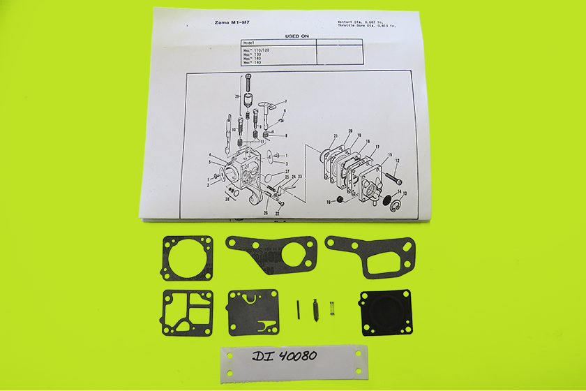 Carburetor Repair Kit For McCulloch Mini Mac Chainsaw 110 120 130 140 Zama RB-19