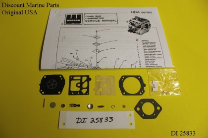 Carburador motosierra DOLMAR 109 110 115 mod. HU.83C 004116:Carbura