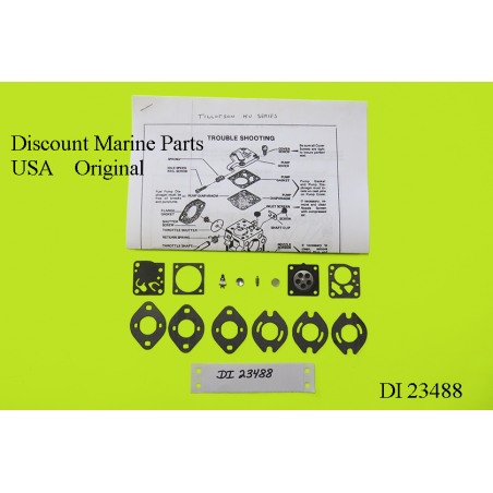 Tecumseh 632933 TC200 TC300 Carburetor Tillotson HU 99 100 106 107 108 109 110 112 113 114 118 119 Carb Kit DI 23488 - Foto 5