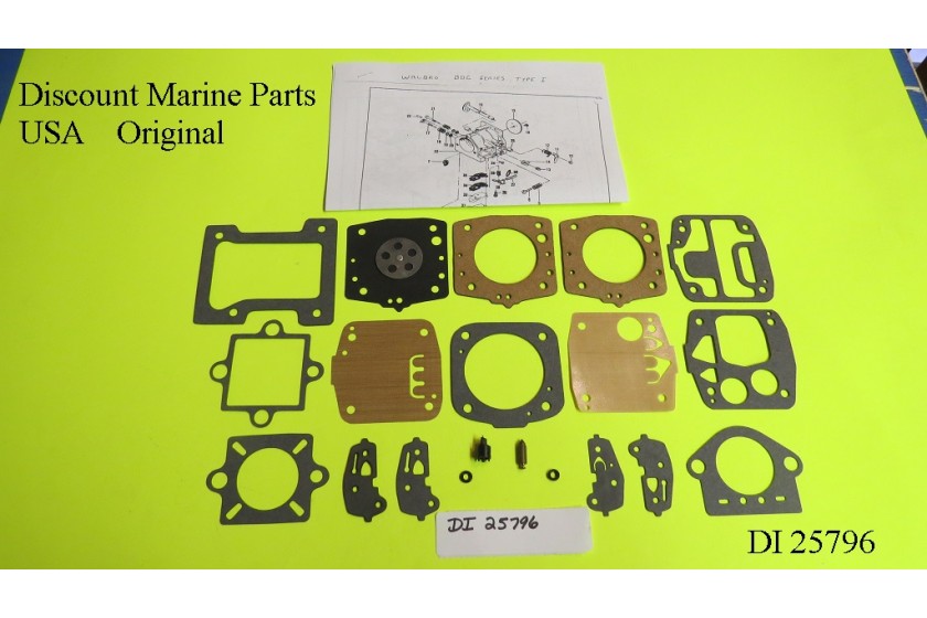 Walbro Carb Kits Charts