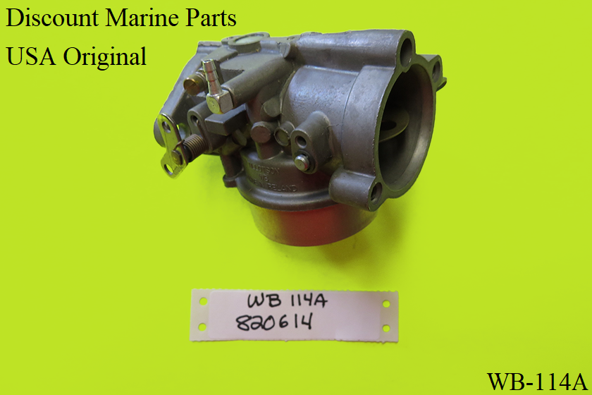 Tillotson Carburetor Mercury 820614 Sport Jet 90 HP Carb WB114A